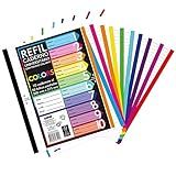 Refil Folha Fichário A4 Caderno Universitário C 500 Fls Coladas Color 4 Furos Spiral