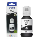Refil Garrafa Tinta Preta Epson Original T504