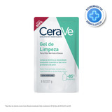 Refil Gel De Limpeza Facial 227g Cerave Para Peles Normais A Secas Dia Y Noche