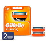 Refil Gillette Fusion 5 Pack Com 2 Unidades Barba Feita