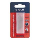 Refil Lamina Estilete Trapezoidal Atlas Com 5 Peças At1409