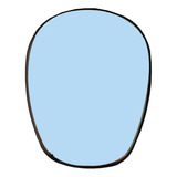 Refil Lente Convexo Espelho Do Retrovisor Fusca Raquete Azul