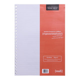 Refil Linhas Brancas Nalí Caderno Universitário Pautado 90g
