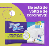 Refil Mop Lenço Eletrostático Hiperclean Pct 16 Unid 28x21cm