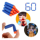 Refil Munição Balas Dardos Nerf Pistola Lançadora Kit 60 Und