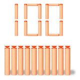 Refil Munição Dardos Nerf Hasbro Cores Kit 100 Unidades Top