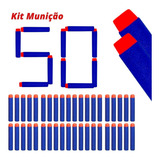Refil Munição Dardos Nerf Hasbro Kit 50 Unidades Jogo Bala