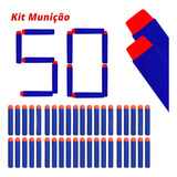 Refil Munição Dardos Nerf Hasbro Kit 50 Unidades Jogo Bala