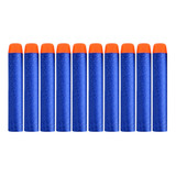 Refil Nerf Munição Dardos Arma Brinquedo 60un Cor Azul Desenho Liso