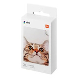 Refil Papel Fotográfico Impressora Portátil Xiaomi 20 Un