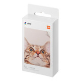 Refil Papel Fotográfico Impressora Portátil Xiaomi 50un Cor Branco