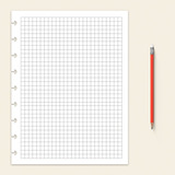 Refil Para Caderno De Discos Com 9 Furos Quadriculado 24h
