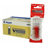 Refil Para Pincel Pilot Board Master Vermelho 12 Unidades