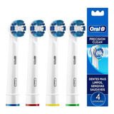 Refil Precision Clean Oral b Original Com 4 Unidades Para Escovas Elétricas Oral b Braun