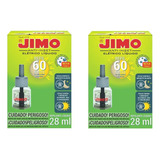 Refil Repelente Elétrico Líquido Jimo 60 Noites Kit 2 X 28ml
