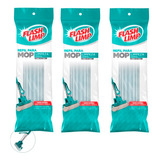 Refil Rodo Mágico Limpeza Geral Mop Plus Flash Limp Kit C 3