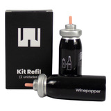 Refil Saca rolhas Abridor De Vinhos Wine Popper Kit 2x Tubos