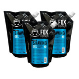 Refil Shaving Gel Para Barba E Cabelo Com Aloe Vera Fox 1kg