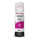Refil Tinta Original Epson T504 Magenta T504320