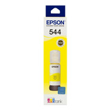 Refil Tinta Original Epson T544 Amarelo
