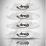 Refletivo Capacete Arai Adly Jaguar Jt 100 Kit 4 Adesivos Re