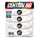 Refletivos Capacete Honda Crf 150f Resinado Kit 4 Universal