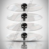 Refletivos Capacete Punisher Adly Jaguar Jt 50 Kit 4 Adesivo
