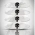 Refletivos Capacete Punisher Amazonas Ame-250 C1 Kit 4 Adesi