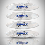 Refletivos Capacete Shark Adly Jaguar Jt 50 Kit 4 Adesivos R