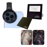 Refletor 10w Com Pelicula E Lente Filtro Cpl 52mm Para Foto De Tattoo Cor Preto Lujele Confecções Polarizadora Tatuador