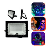 Refletor 50w Led Uv Luz Negra Balada Efeito Neon Festas Dj