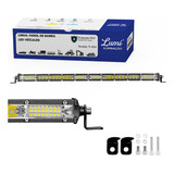 Refletor Farol De Barra Slim Veicular 270w Espelhado 80cm Cor Da Luz Branco Frio 6000k
