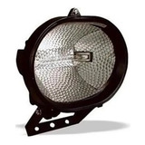 Refletor Halogeno Preto Oval
