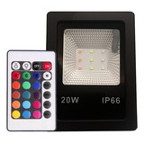 Refletor Holofote Led Rgb Multicores 20w