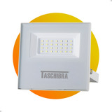 Refletor Holofote Led Tr Slim 30w Carcaça Branca Taschibra Cor Da Carcaça Branco Cor Da Luz Fria 6500k 110v 220v