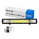 Refletor Holofote Luminaria Farol 288w Barra Cor Da Carcaça Preto Cor Da Luz Branco Frio 12v 60v Bivolt