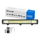 Refletor Holofote Luminaria Farol 324w Barra Cor Da Carcaça Preto Cor Da Luz Branco frio banco Quente 12v 24v Bivolt