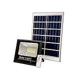Refletor Holofote Ultra Led Solar 200w 6000K Placa Solar Controle