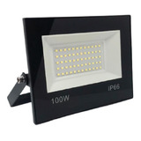 Refletor Led 100w Smd Prova D´água Ip66 Holofote 6500k 