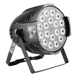 Refletor Luminos Opt Par 18x18 Leds 18w Rgbwa Uv 6 Em 1 Super Potente 100 240v