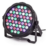 Refletor Par Led 64 54w Rgb Bivolt Dmx Digital Strobo