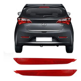 Refletor Para choque Hb20 Hatch 2012 2015 Lente Em Acrílico