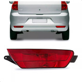 Refletor Para choque Traseiro Esq Vw Fox 2010 2014 Acrílico