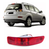 Refletor Parachoque Traseiro Outlander 2007 08 09 11 2013 Ld