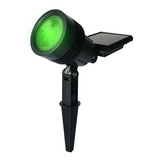 Refletor Solar Luminária Jardim Spot Luz Cor Verde Super Led