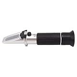 Refratômetro Portátil 0 A 32 Brix Brix Medidor De álcool Metal 1 000 A 1 130 SG Preciso Para Fabricação De Cerveja E Vinho