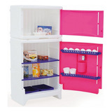 Refrigerador Duplex Xalingo Casinha Flor Som E Acessórios Cor Verde água
