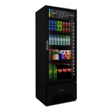 Refrigerador Expositor Vertical All Black 403l Metalfrio