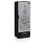 Refrigerador Vertical Cervejeira 410L Porta Cega 220V Tipo Inox Gelopar Preto