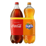 Refrigerante Coca-cola + Fanta Laranja Pet 2 Litros